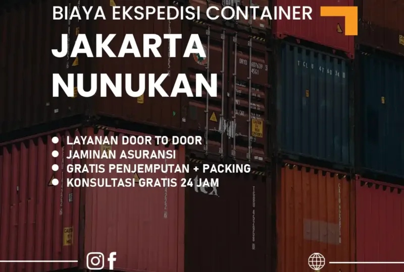 Biaya Ekspedisi Container Jakarta Nunukan
