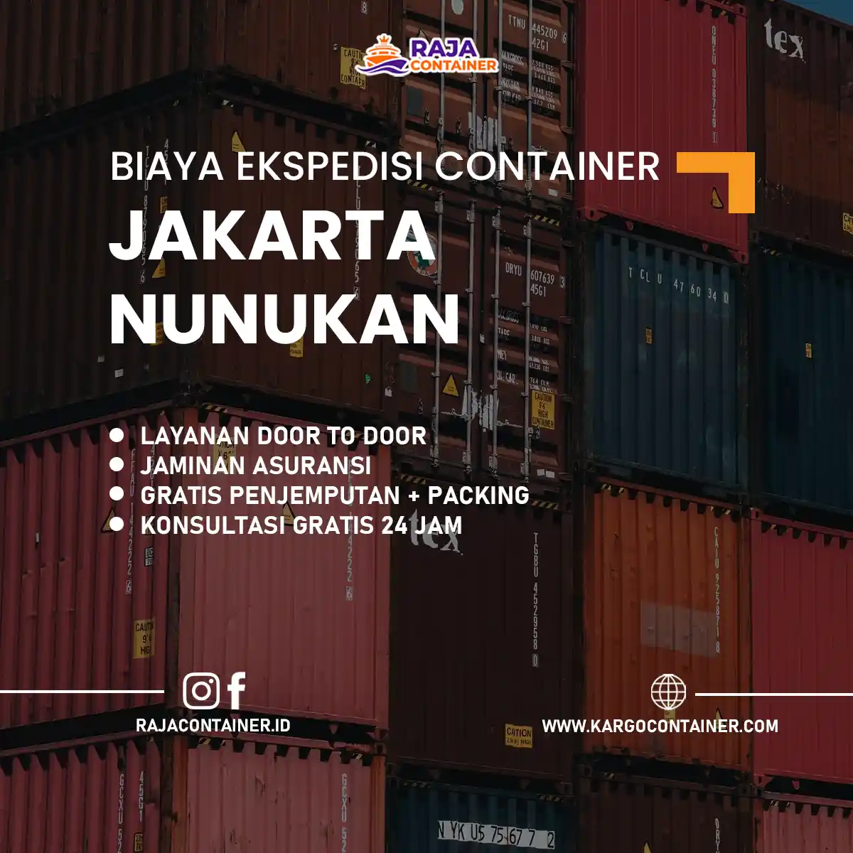 Biaya Ekspedisi Container Jakarta Nunukan