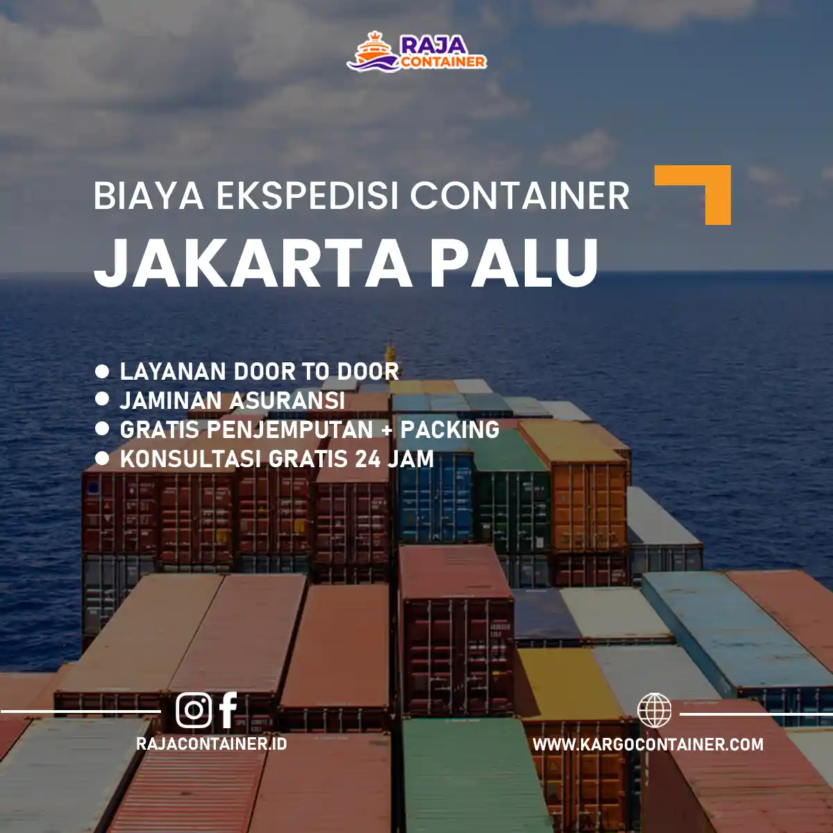Biaya Ekspedisi Container Jakarta Palu