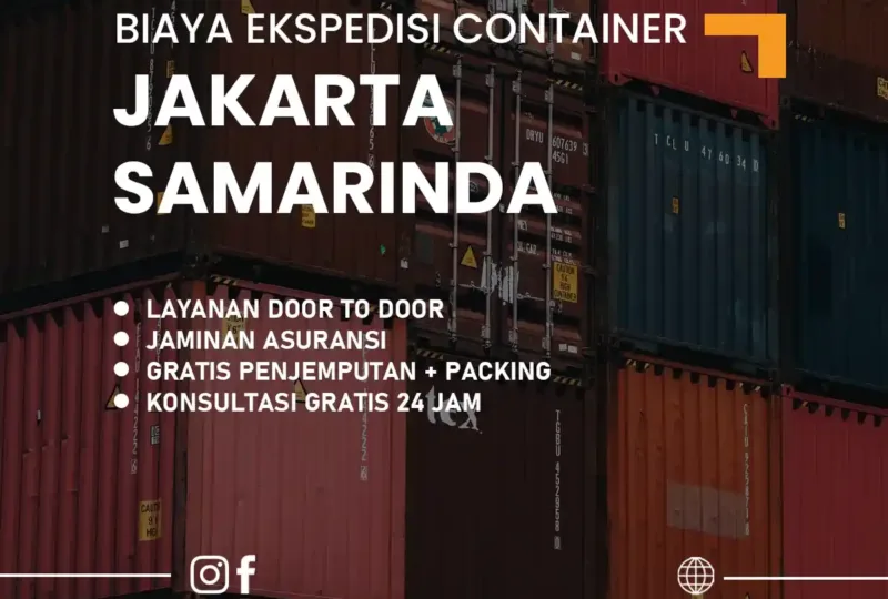 Biaya Ekspedisi Container Jakarta Samarinda