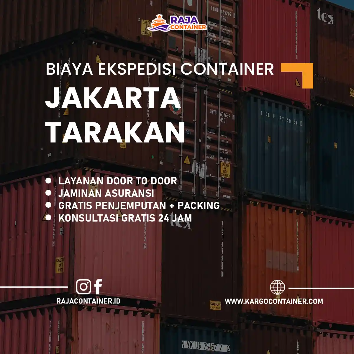 Biaya Ekspedisi Container Jakarta Tarakan