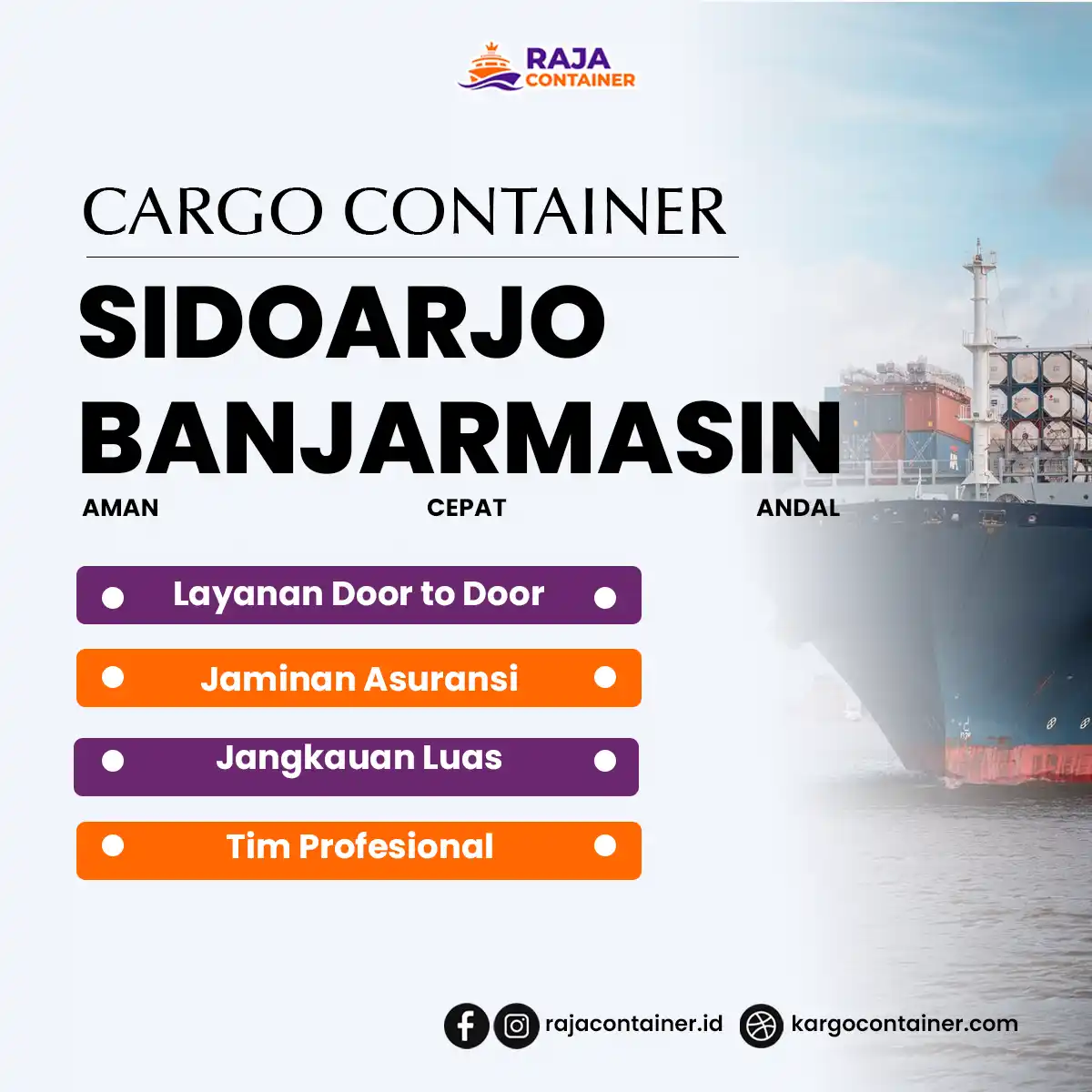 Cargo Container Sidoarjo Banjarmasin