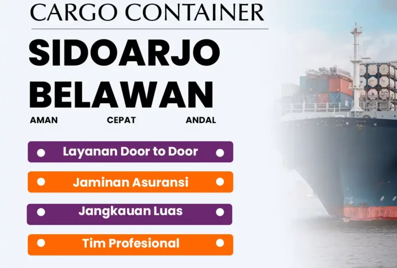 Cargo Container Sidoarjo Belawan
