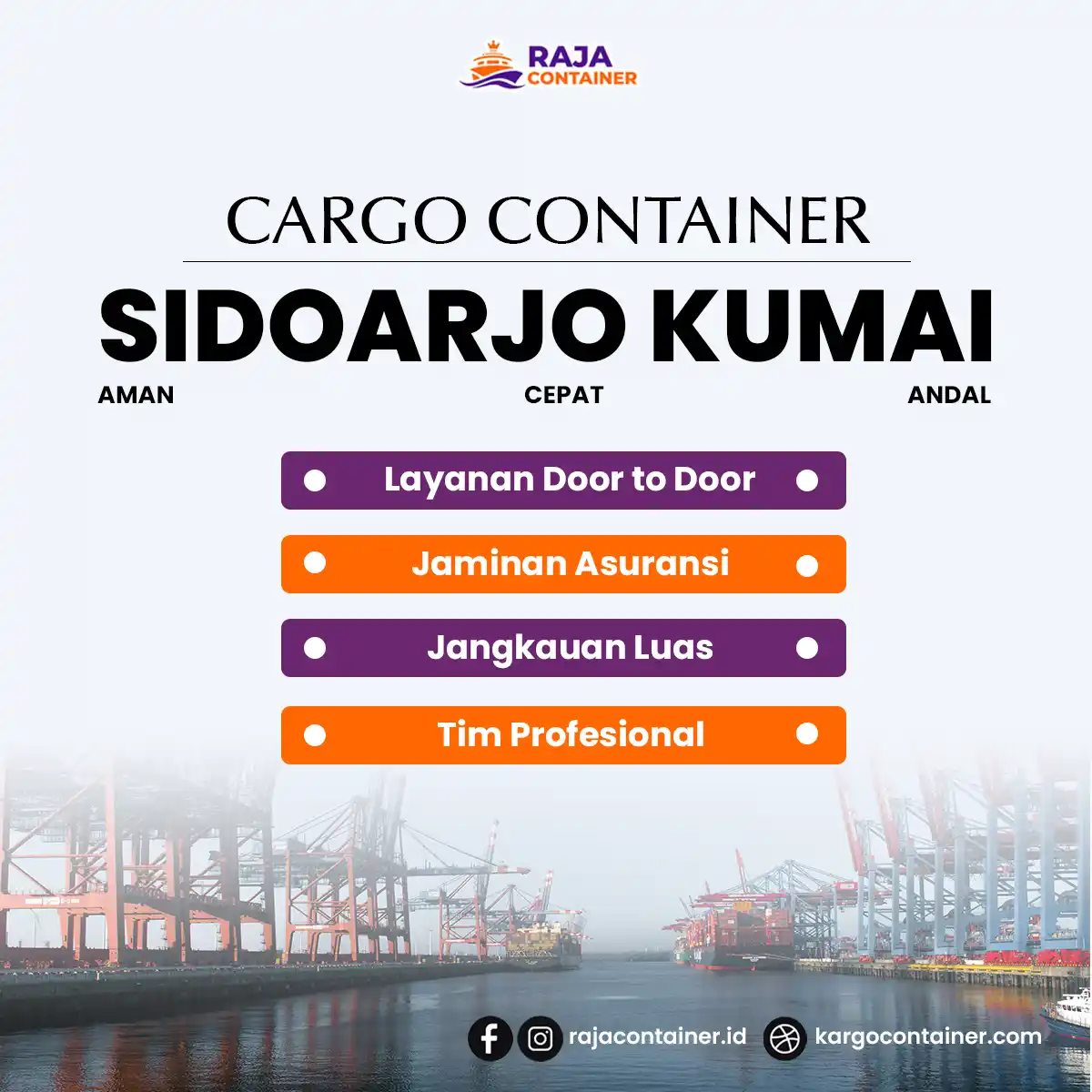 Cargo Container Sidoarjo Kumai