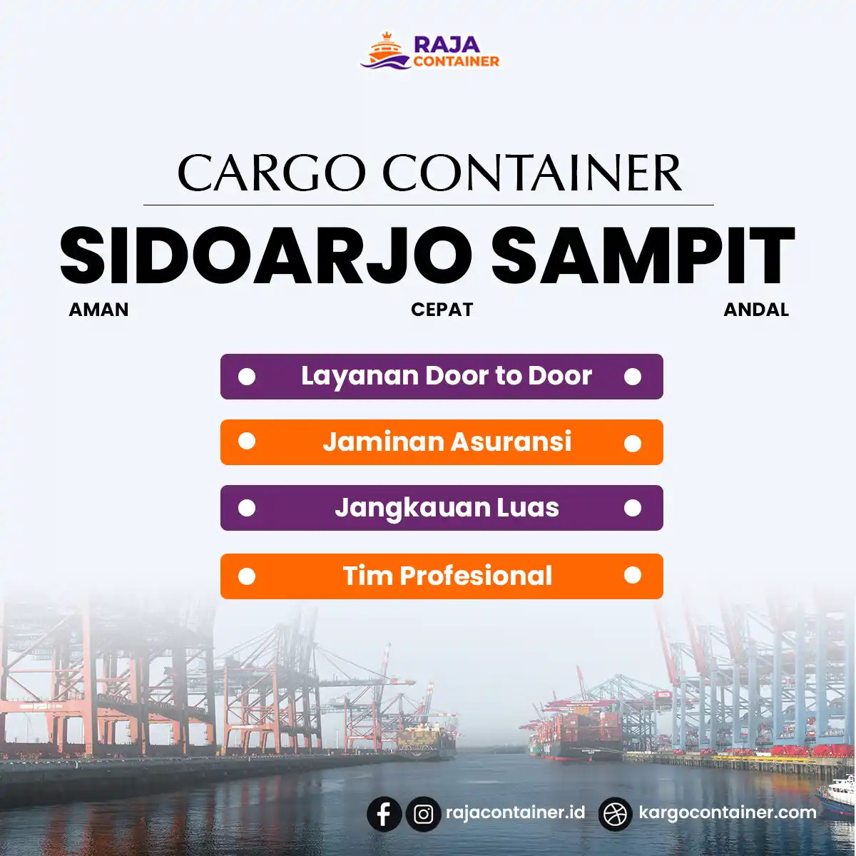 Cargo Container Sidoarjo Sampit