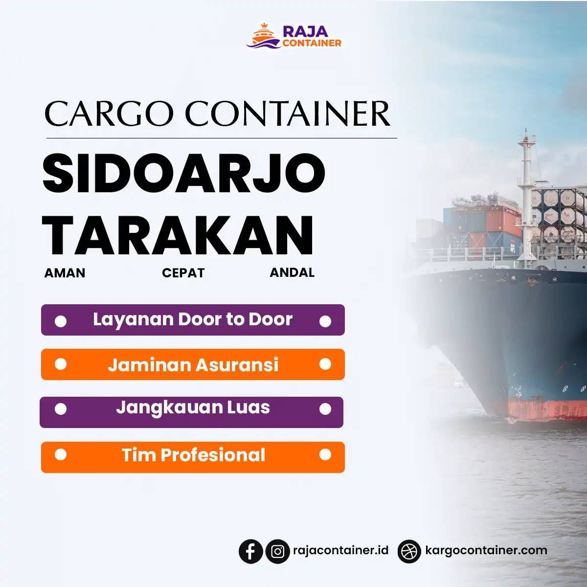 Cargo Container Sidoarjo Tarakan