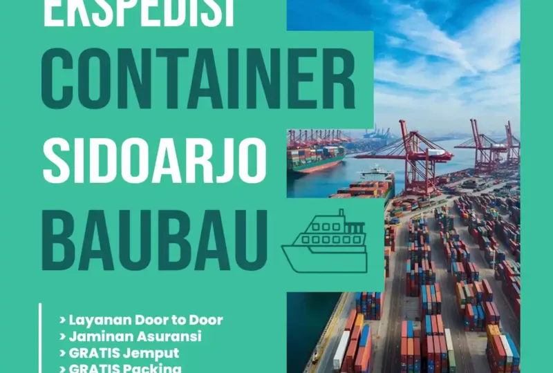 Ekspedisi Container Sidoarjo Baubau
