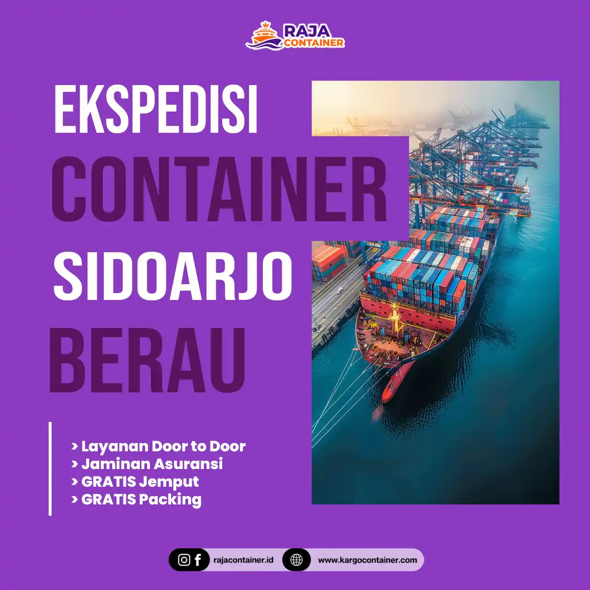 Ekspedisi Container Sidoarjo Berau