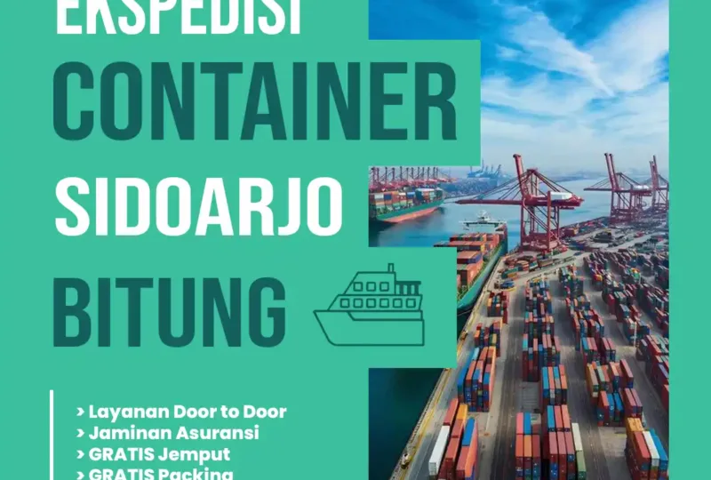 Ekspedisi Container Sidoarjo Bitung