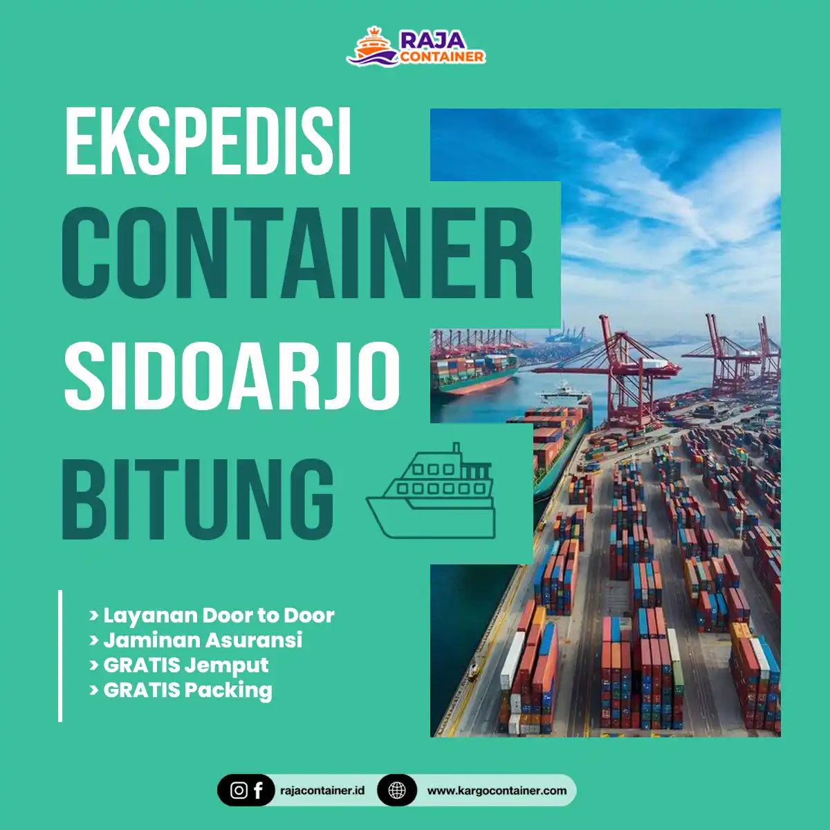 Ekspedisi Container Sidoarjo Bitung