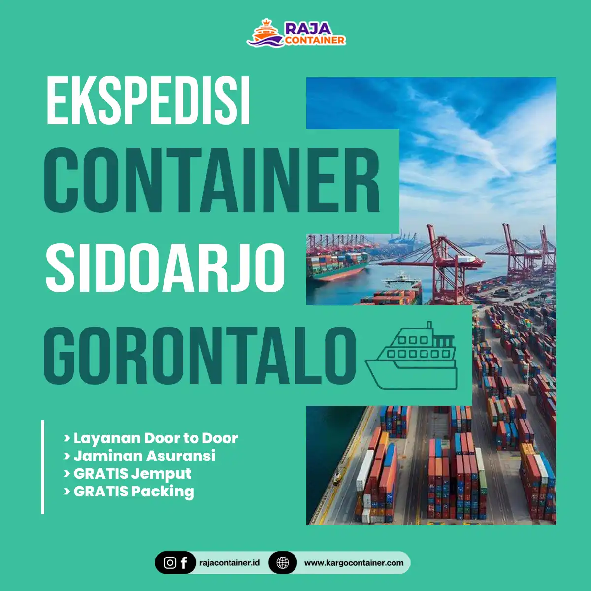 Ekspedisi Container Sidoarjo Gorontalo
