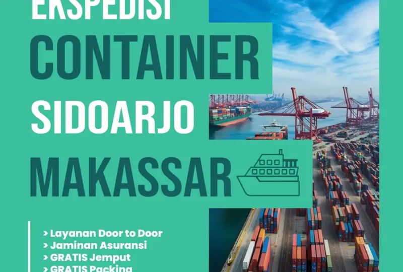 Ekspedisi Container Sidoarjo Makassar