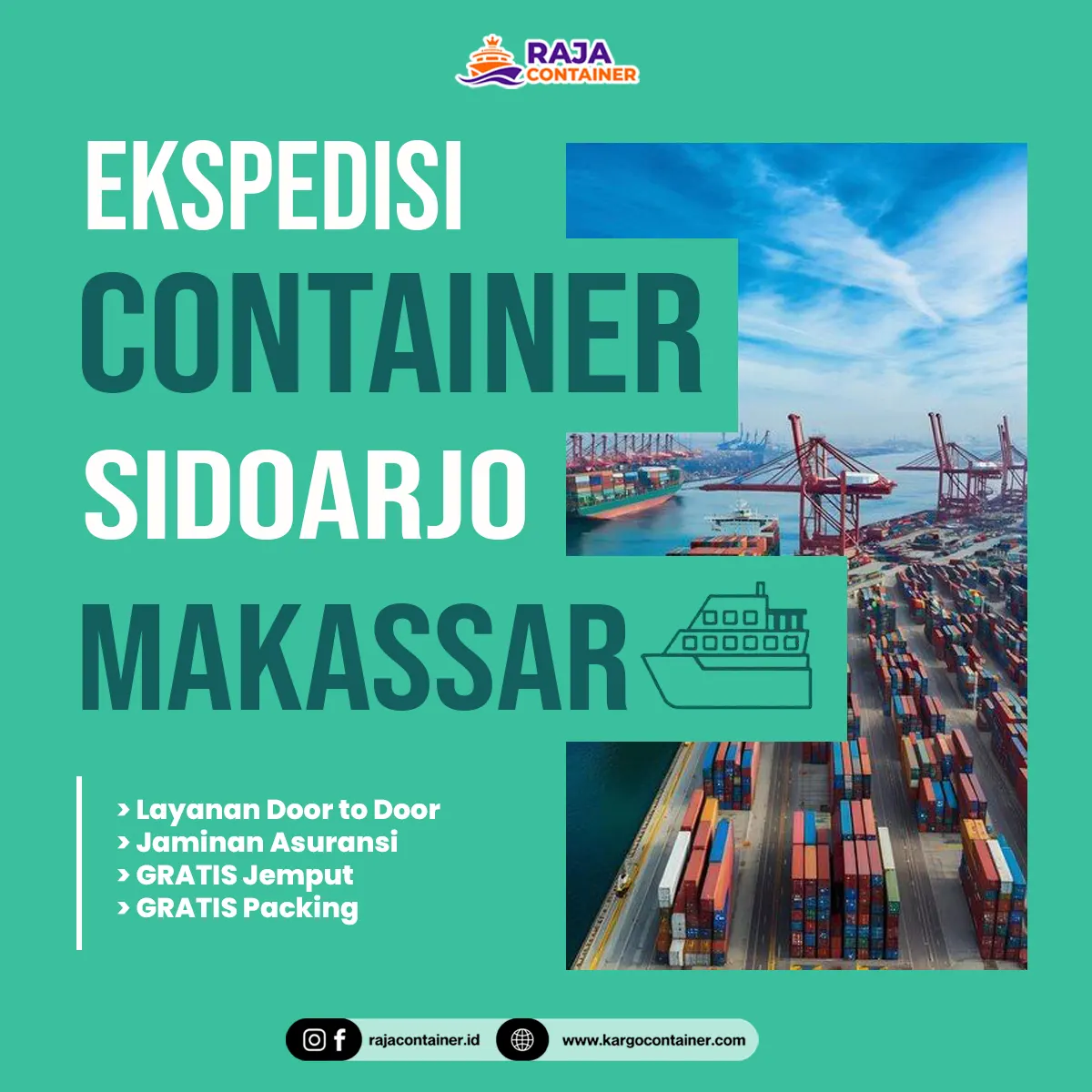 Ekspedisi Container Sidoarjo Makassar