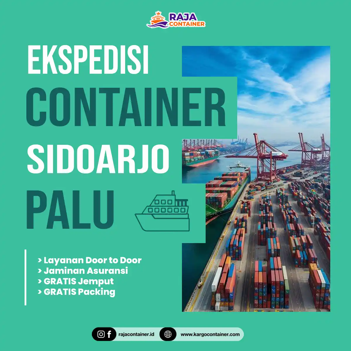 Ekspedisi Container Sidoarjo Palu