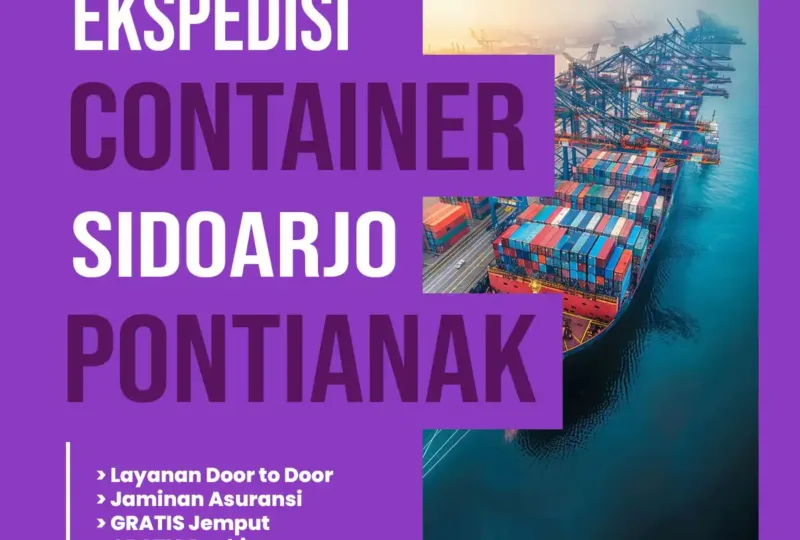 Ekspedisi Container Sidoarjo Pontianak