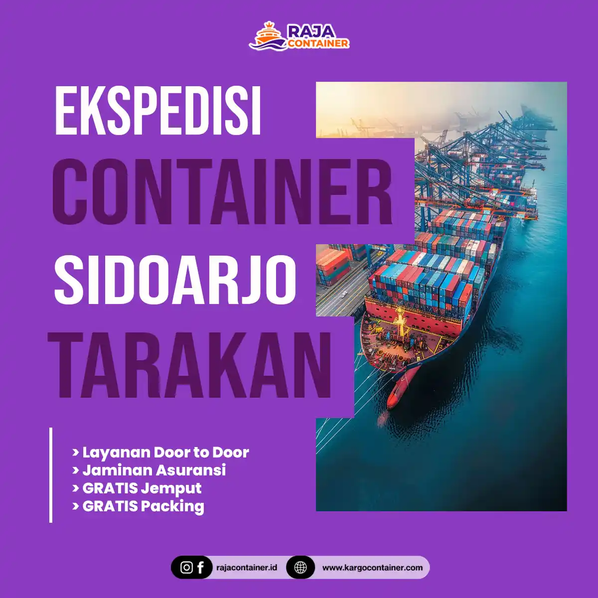 Ekspedisi Container Sidoarjo Tarakan