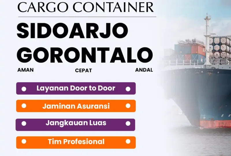 Cargo Container Sidoarjo Gorontalo