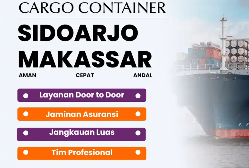 Cargo Container Sidoarjo Makassar