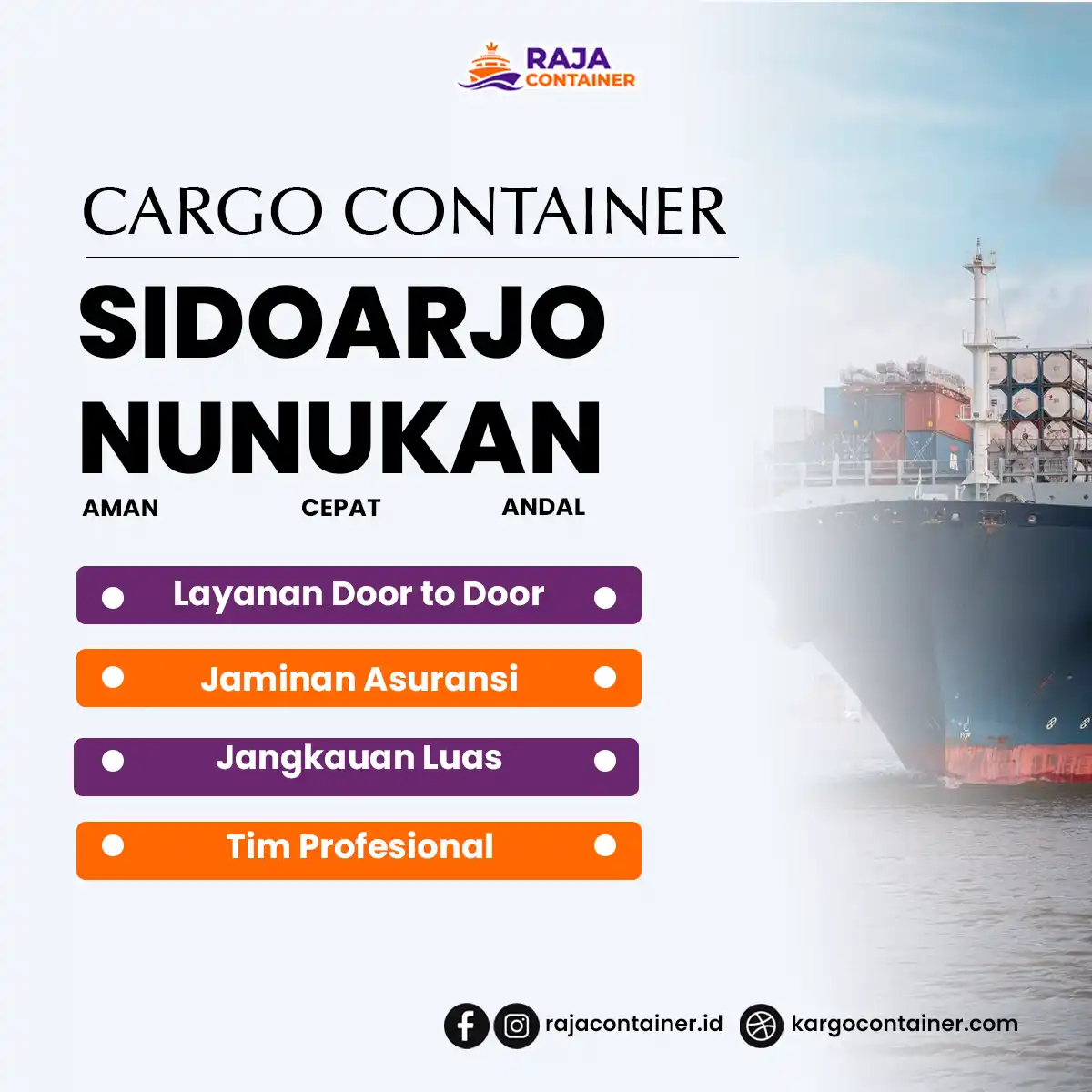 Cargo Container Sidoarjo Nunukan