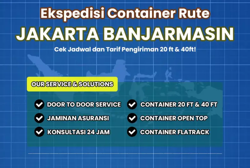Ekspedisi Container Rute Jakarta Banjarmasin