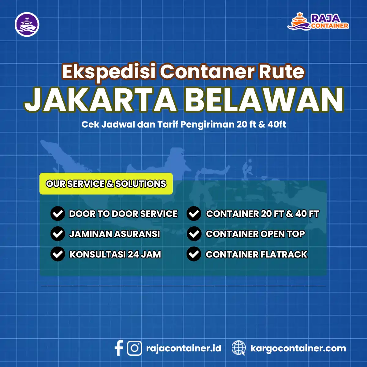Ekspedisi Container Rute Jakarta Belawan