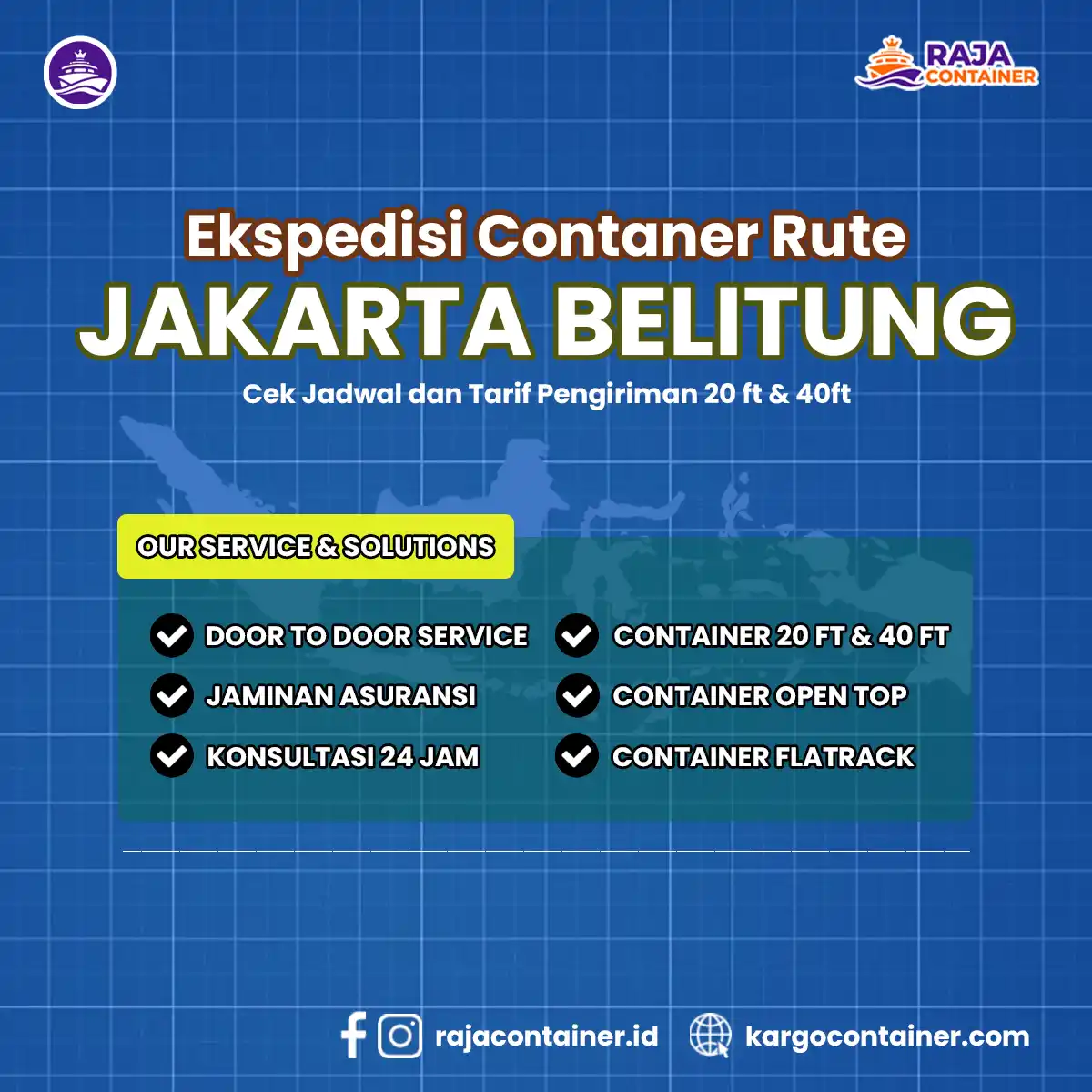 Ekspedisi Container Rute Jakarta Belitung
