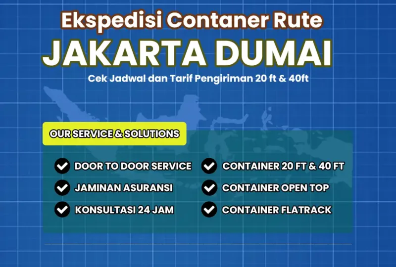 Ekspedisi Container Rute Jakarta Dumai