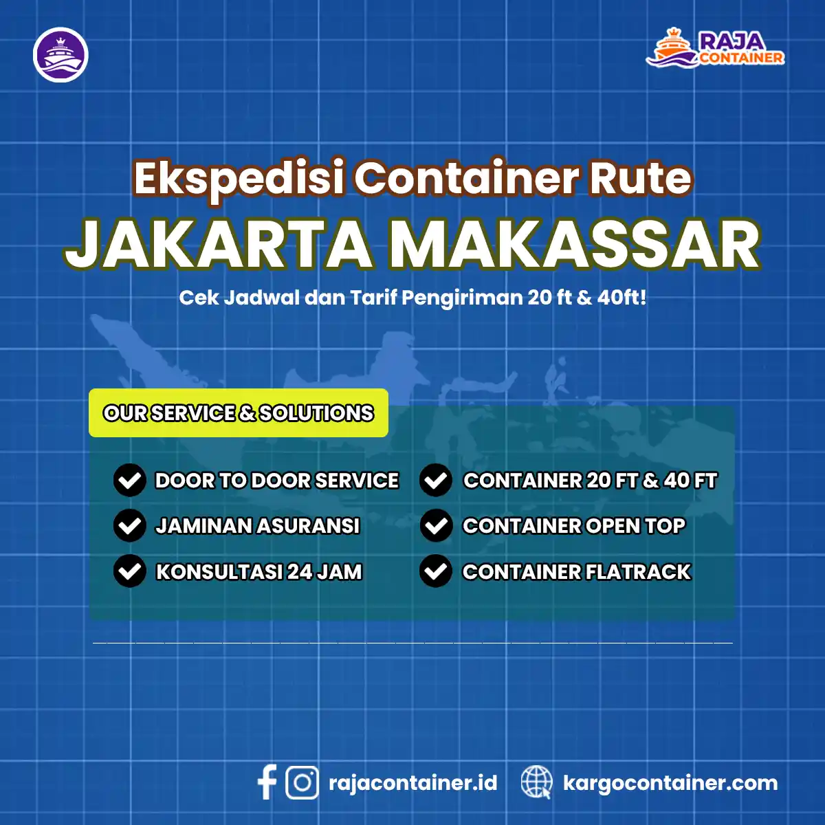 Ekspedisi Container Rute Jakarta Makassar