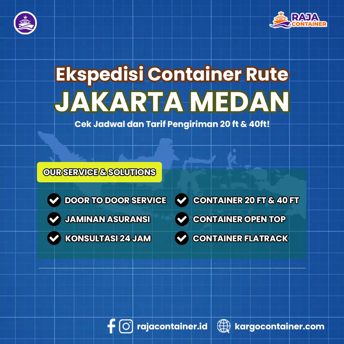 Ekspedisi Container Rute Jakarta Medan