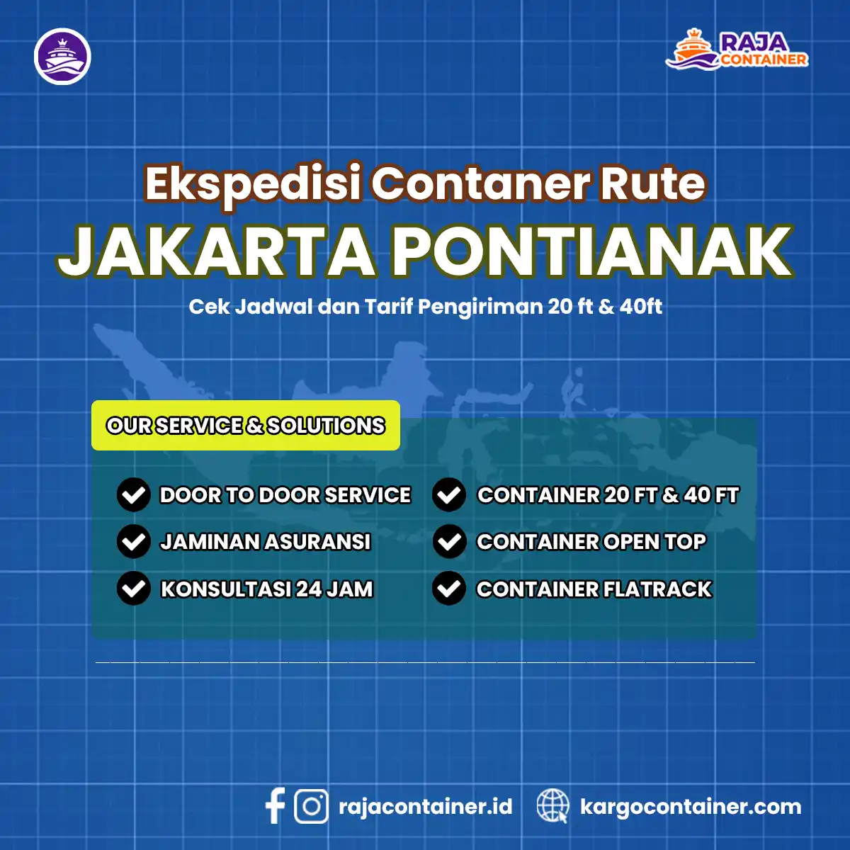 Ekspedisi Container Rute Jakarta Pontianak