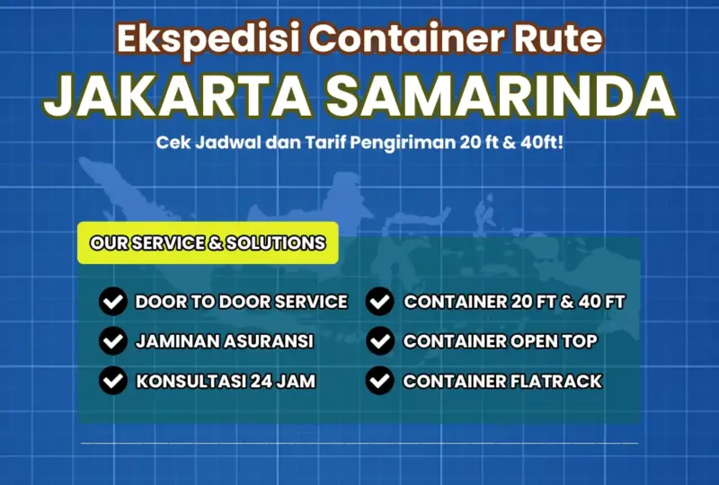 Ekspedisi Container Rute Jakarta Samarinda