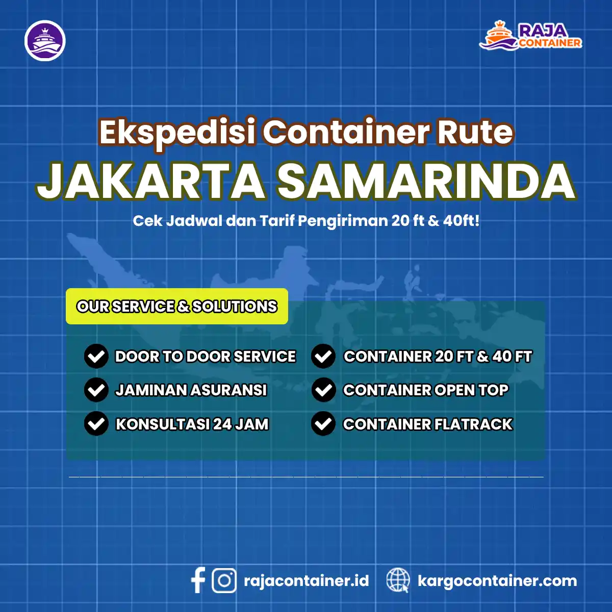 Ekspedisi Container Rute Jakarta Samarinda