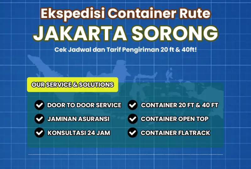 Ekspedisi Container Rute Jakarta Sorong