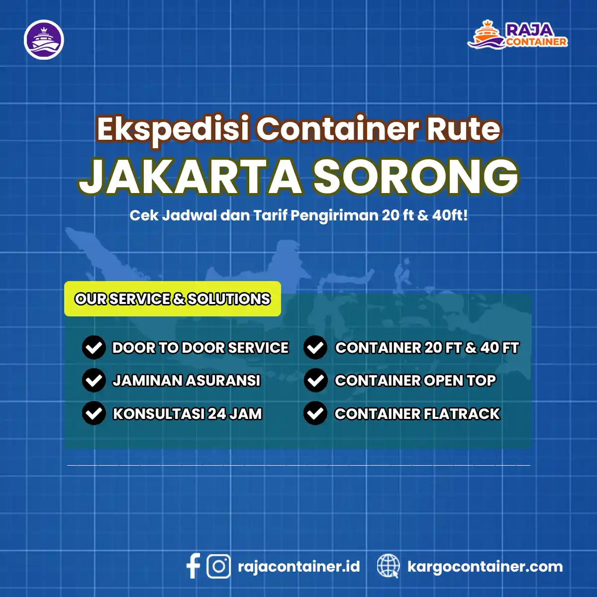 Ekspedisi Container Rute Jakarta Sorong