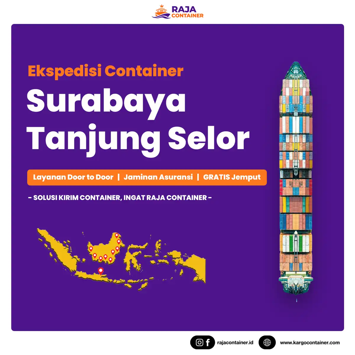 Ekspedisi Container Surabaya Tanjung Selor