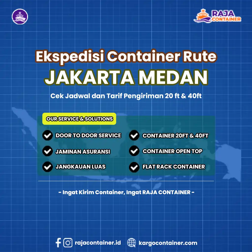 Ekspedisi Container Rute Jakarta Medan