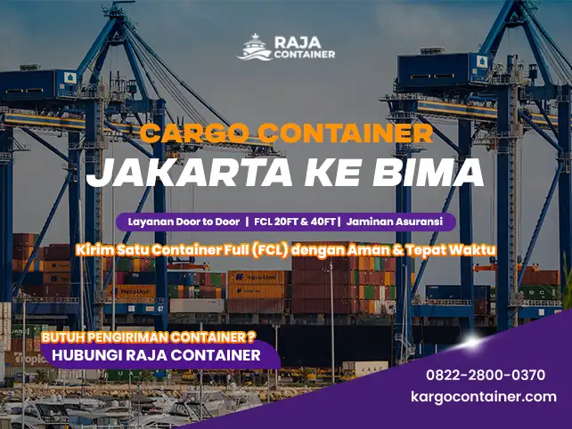 Cargo Container Jakarta ke Bima