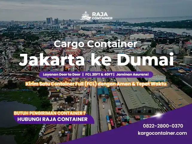 Cargo Container Jakarta ke Dumai