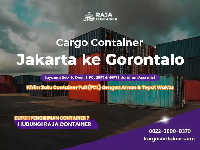 Cargo Container Jakarta ke Gorontalo