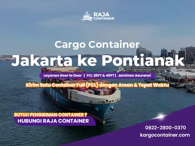 Cargo Container Jakarta ke Pontianak