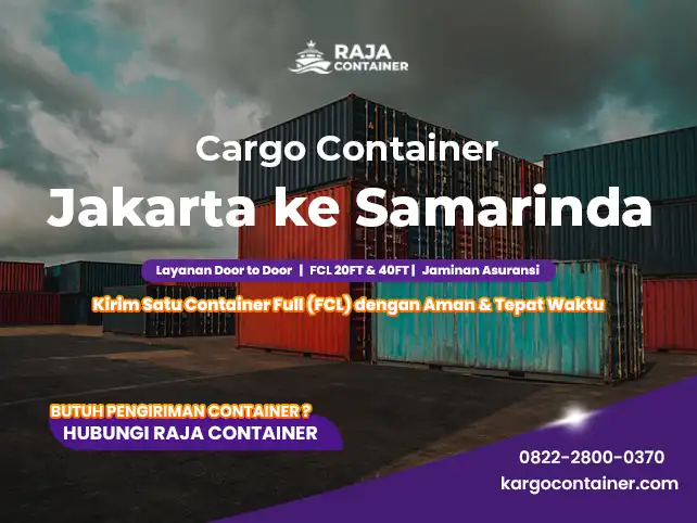 Cargo Container Jakarta ke Samarinda