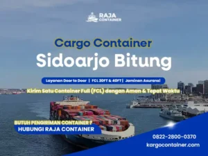 Cargo Container Sidoarjo Bitung
