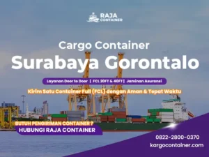 Cargo Container Surabaya Gorontalo