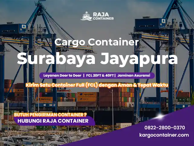 Cargo Container Surabaya Jayapura