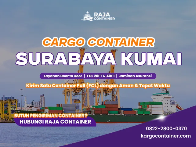 Cargo Container Surabaya Kumai