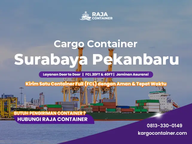 Cargo Container Surabaya Pekanbaru