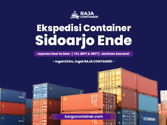 Ekspedisi Container Sidoarjo Ende