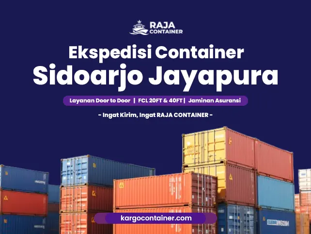 Ekspedisi Container Sidoarjo Jayapura