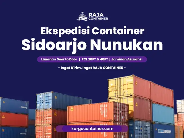 Ekspedisi Container Sidoarjo Nunukan