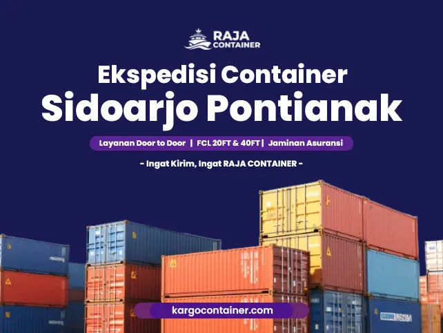 Ekspedisi Container Sidoarjo Pontianak
